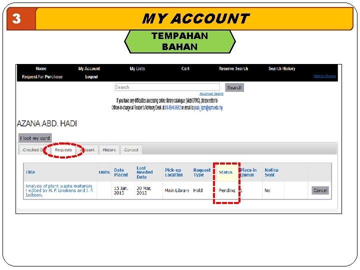 3 MY ACCOUNT TEMPAHAN BAHAN 