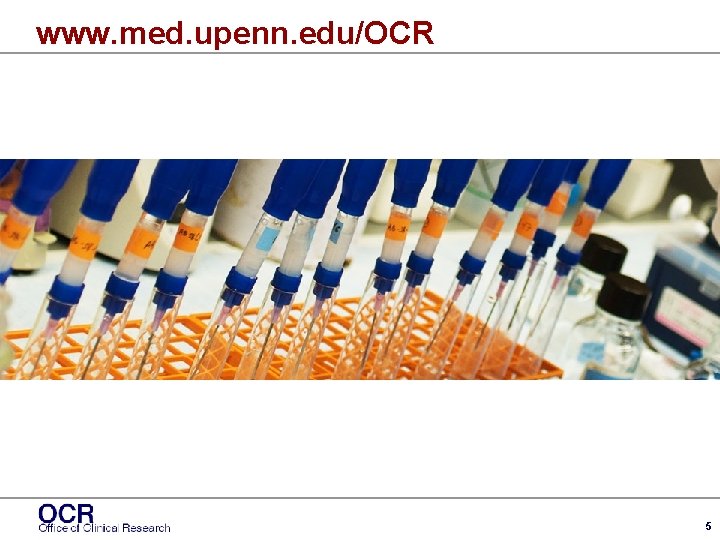 www. med. upenn. edu/OCR 5 