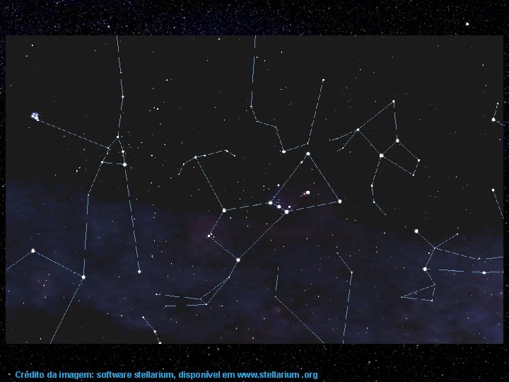 Crédito da imagem: software stellarium, disponível em www. stellarium. org 