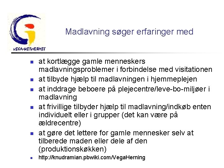 Madlavning søger erfaringer med n n n at kortlægge gamle menneskers madlavningsproblemer i forbindelse