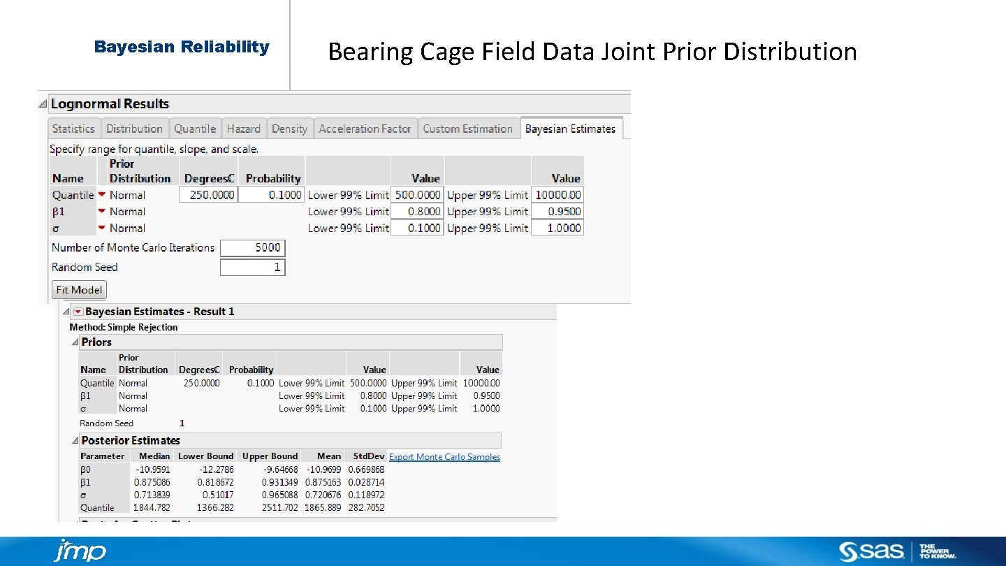 Bayesian Reliability Bearing Cage Field Data Joint Prior Distribution 