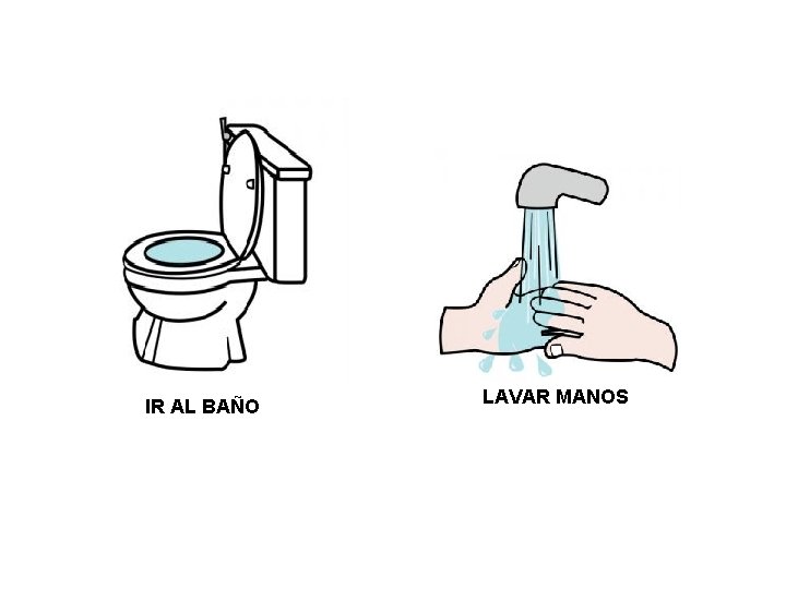 IR AL BAÑO LAVAR MANOS 