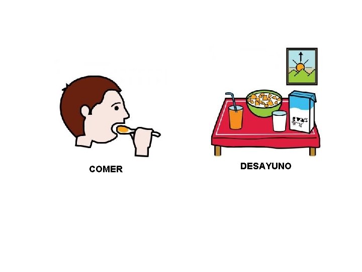 COMER DESAYUNO 