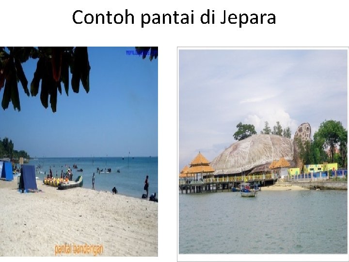 Contoh pantai di Jepara 
