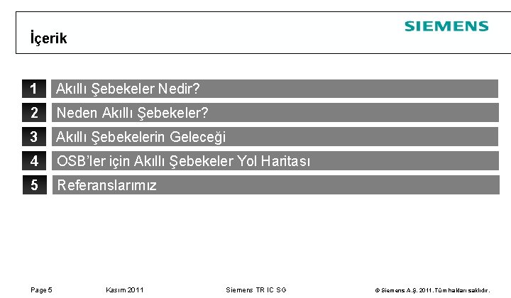 İçerik 1 Akıllı Şebekeler Nedir? 2 Neden Akıllı Şebekeler? 3 Akıllı Şebekelerin Geleceği 4