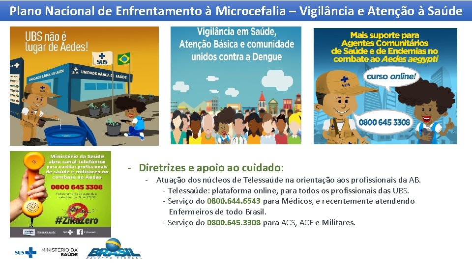 Plano Nacional de Enfrentamento à Microcefalia – Vigilância e Atenção à Saúde - Diretrizes