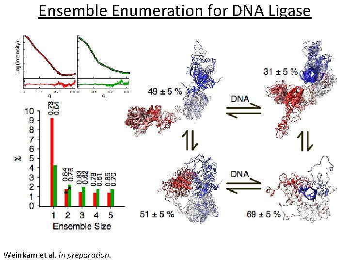 Ensemble Enumeration for DNA Ligase Weinkam et al. in preparation. 