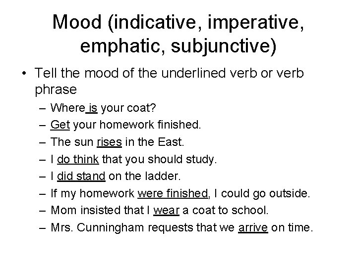 Verb Test Review 6 th Grade Principal Parts