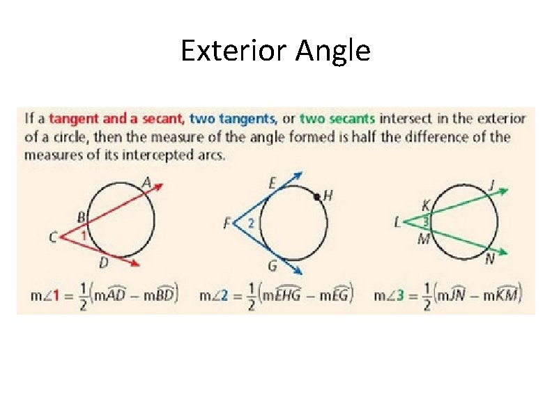 Exterior Angle • 