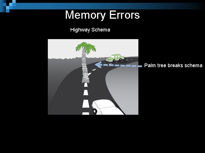 Memory Errors Highway Schema Palm tree breaks schema 