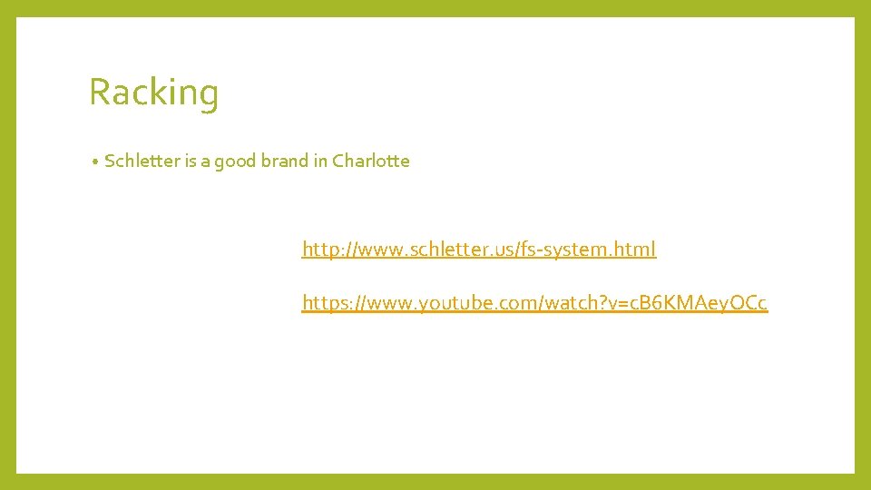 Racking • Schletter is a good brand in Charlotte http: //www. schletter. us/fs-system. html