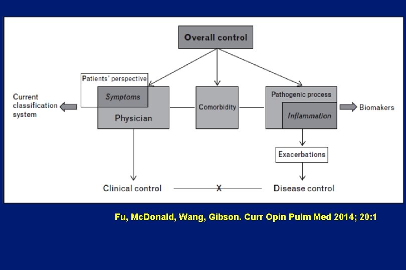 Fu, Mc. Donald, Wang, Gibson. Curr Opin Pulm Med 2014; 20: 1 