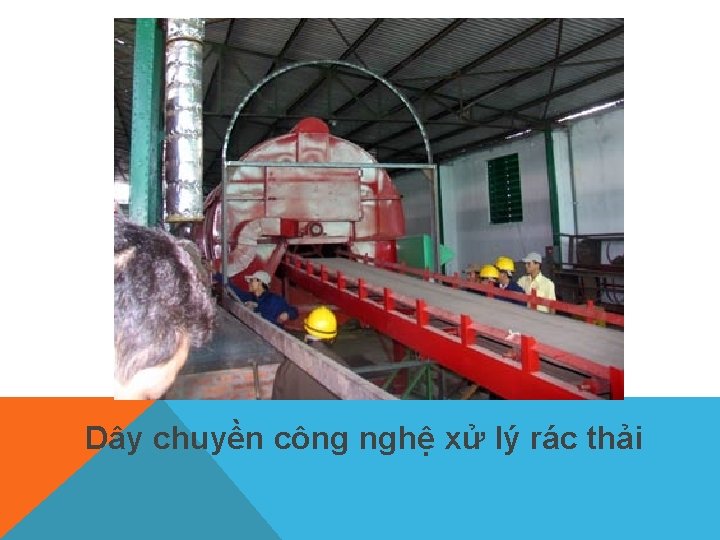 Dây chuyền công nghệ xử lý rác thải 