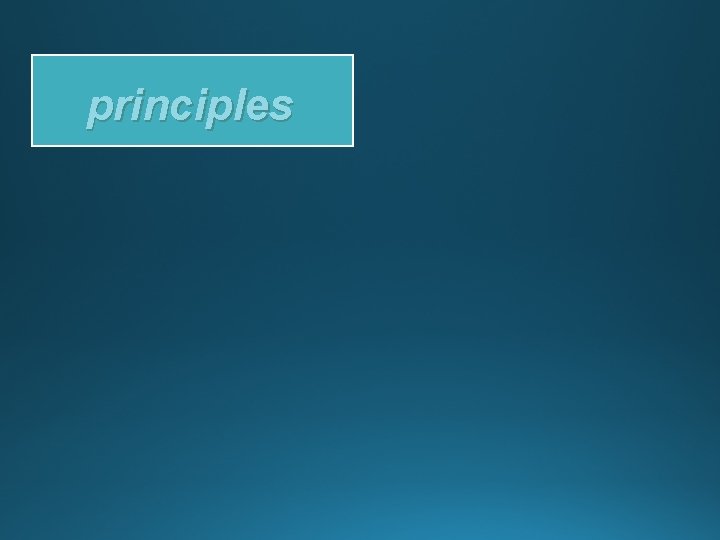 principles 