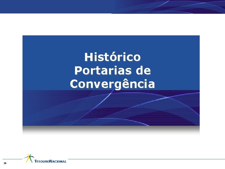 Histórico Portarias de Convergência 15 