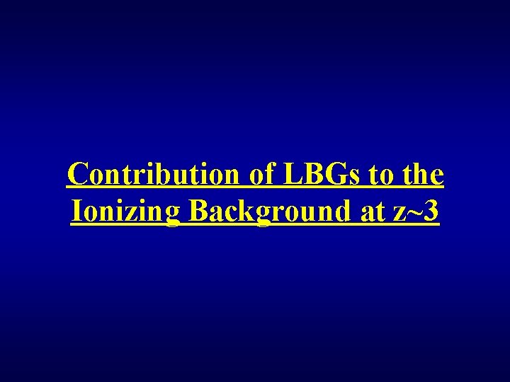 Contribution of LBGs to the Ionizing Background at z~3 