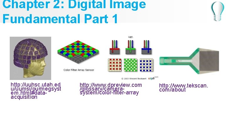 Chapter 2: Digital Image Fundamental Part 1 http: //uuhsc. utah. ed u/uumsi/ourmegsyst em. html#dataacquisition