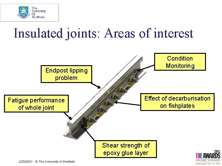 The University of Sheffield and LBFoster Driving Innovation