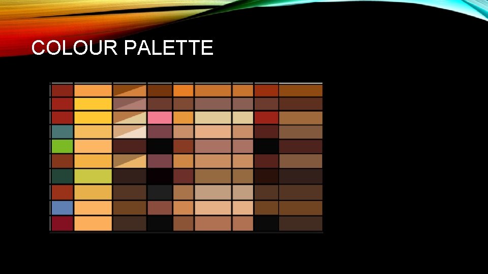 COLOUR PALETTE 