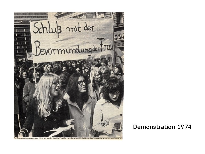 Demonstration 1974 