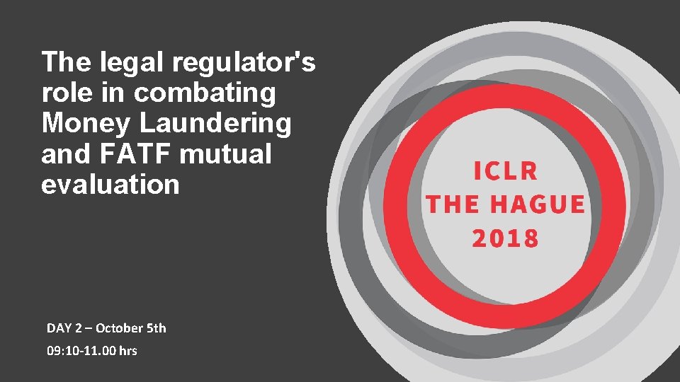The Legal Regulators Role In Combating Money Laundering