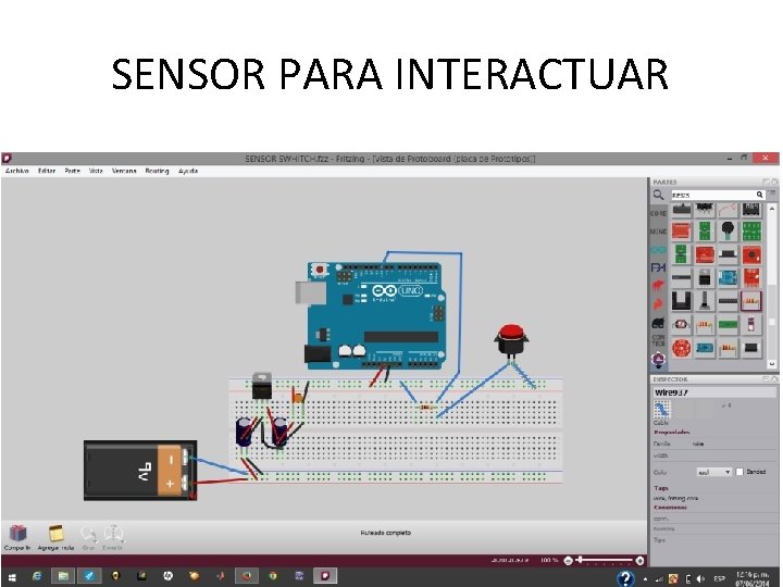 SENSOR PARA INTERACTUAR 