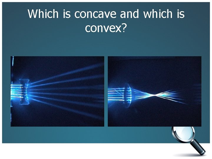 Which is concave and which is convex? 