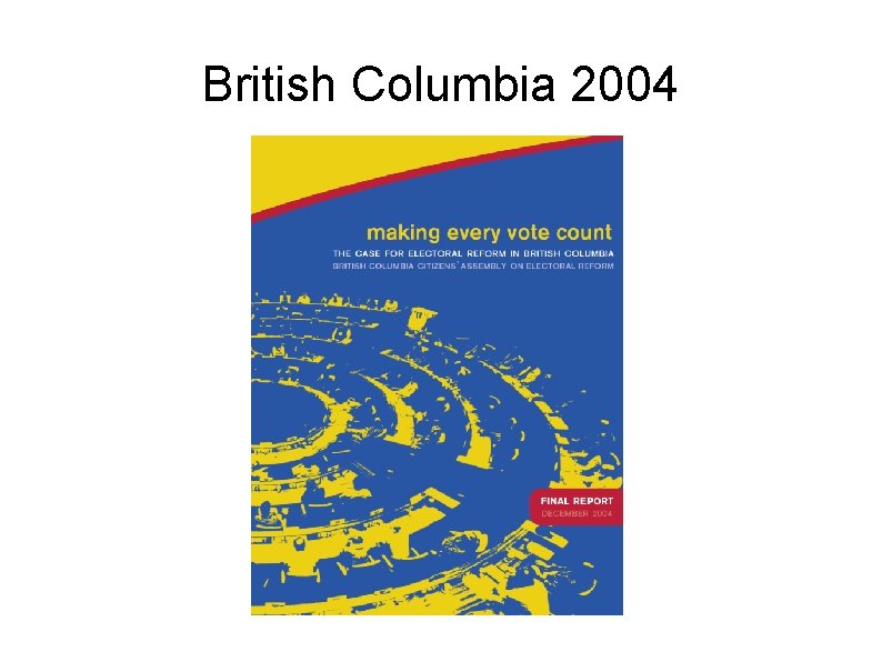 British Columbia 2004 