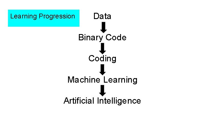 Learning Progression Data Binary Code Coding Machine Learning Artificial Intelligence 