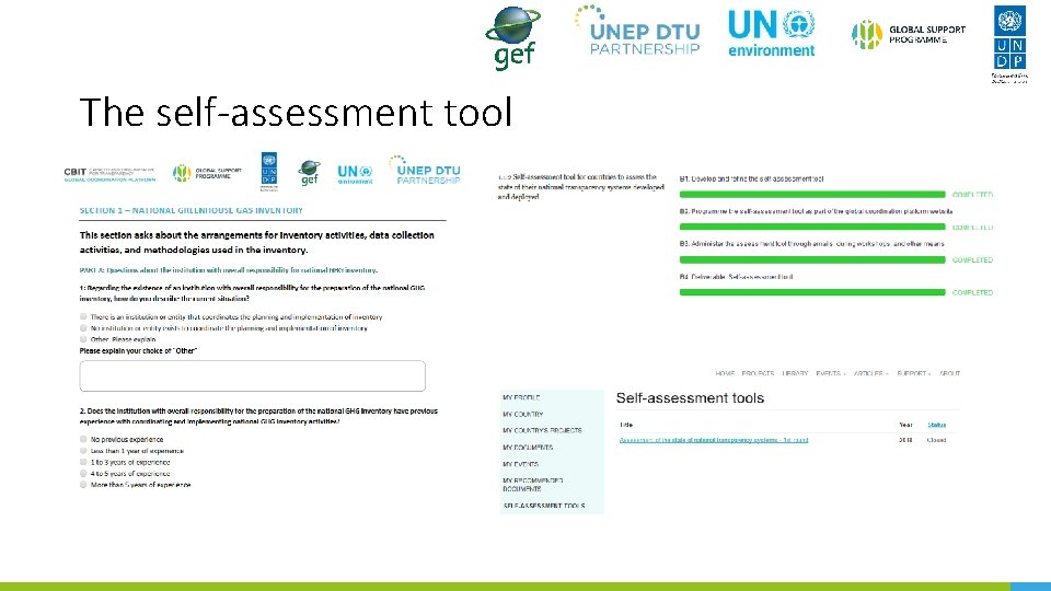 The self-assessment tool 
