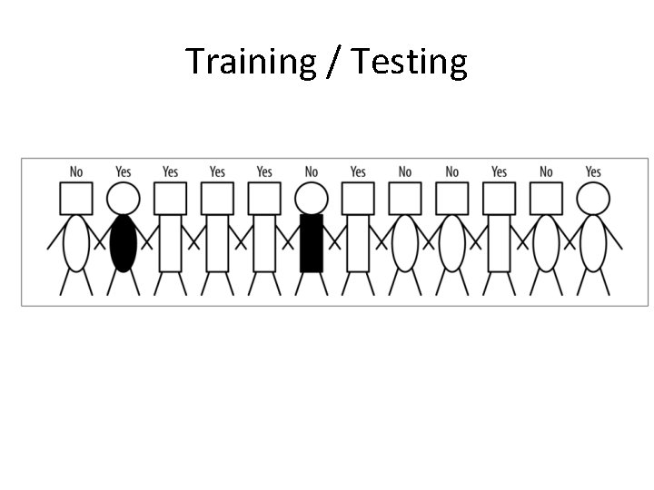 Training / Testing 