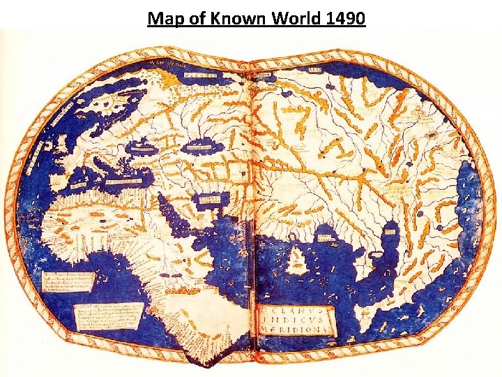 Map of Known World 1490 