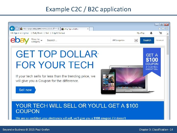 Example C 2 C / B 2 C application Beyond e-Business © 2015 Paul