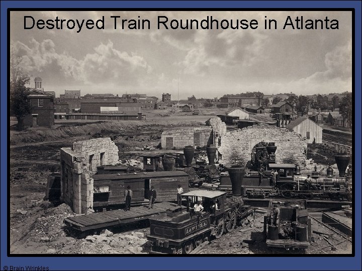 Destroyed Train Roundhouse in Atlanta © Brain Wrinkles 