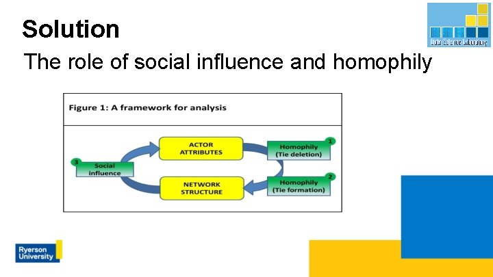 Solution The role of social influence and homophily 