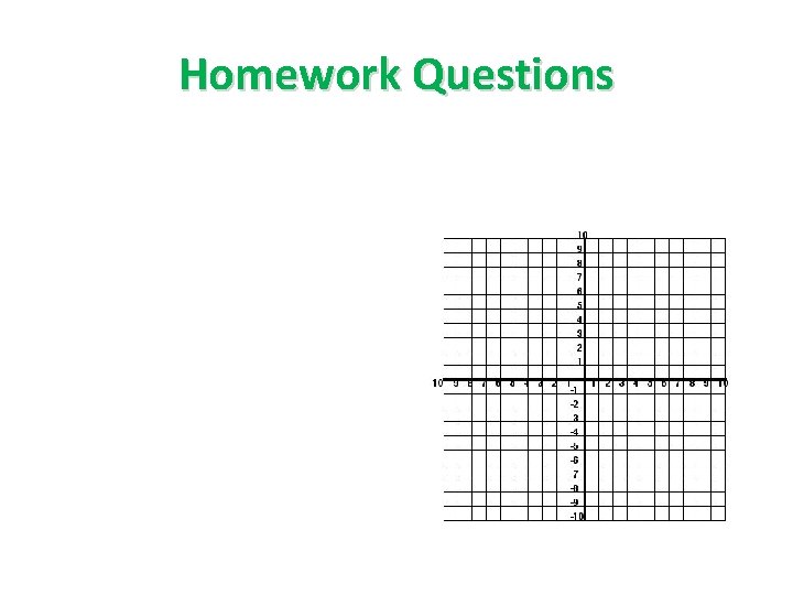 Homework Questions 