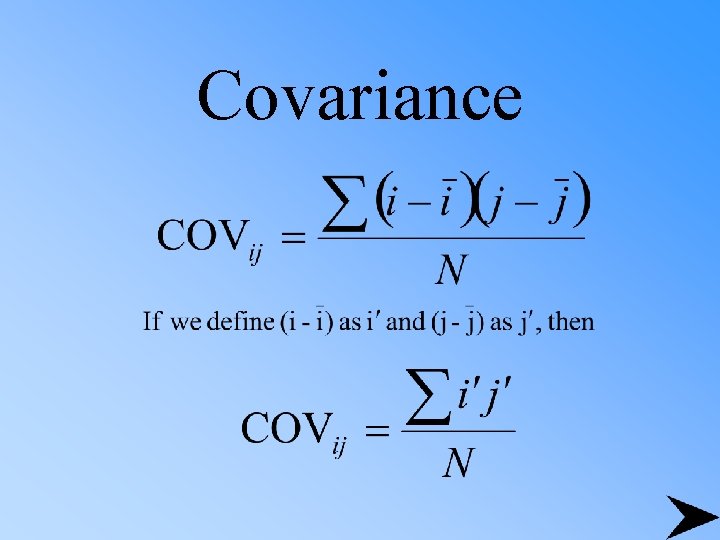 Covariance 