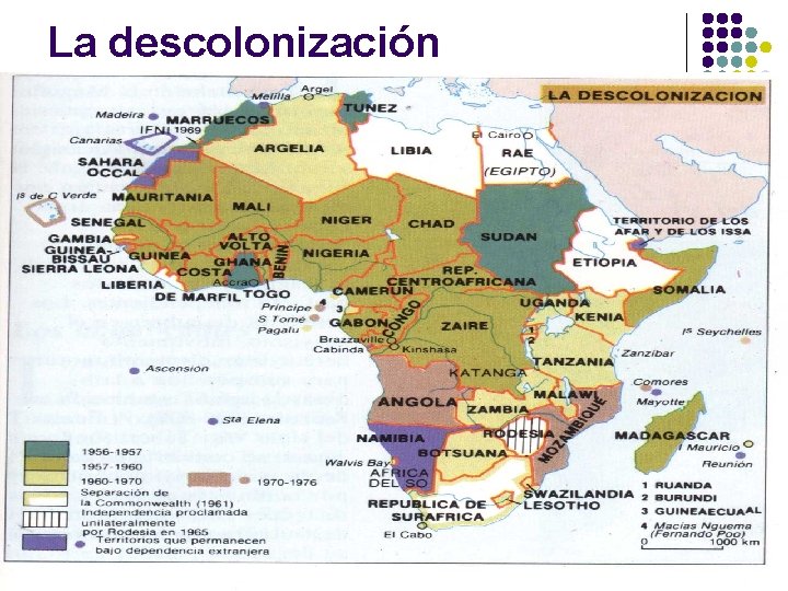 La descolonización 