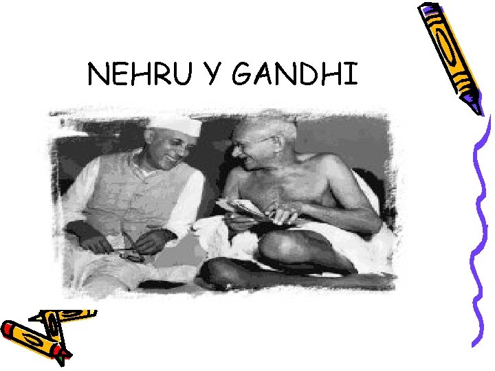 NEHRU Y GANDHI 