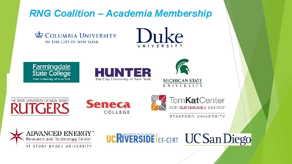 RNG Coalition – Academia Membership 