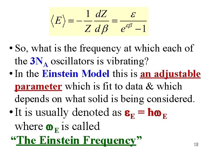  • So, what is the frequency at which each of the 3 NA