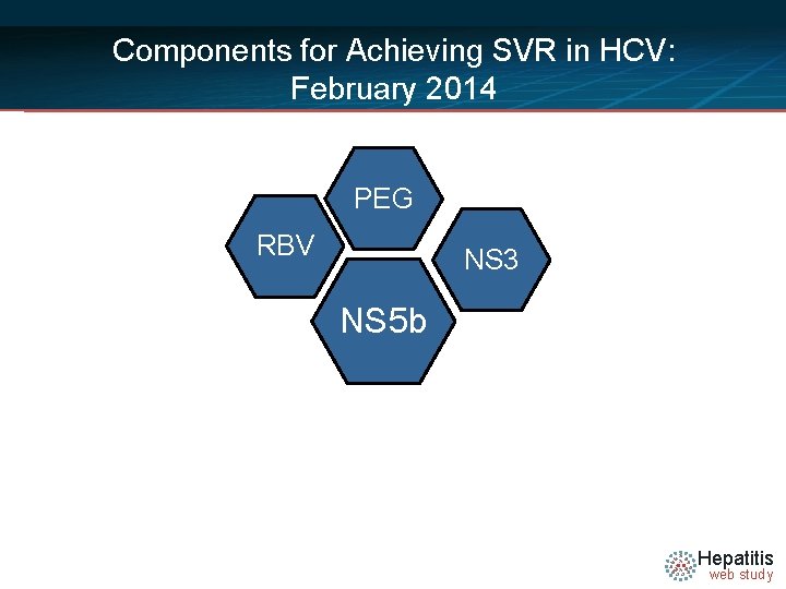 Components for Achieving SVR in HCV: February 2014 PEG RBV NS 3 NS 5
