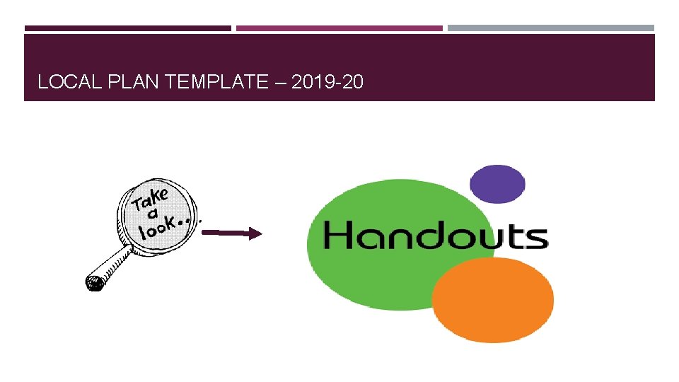 LOCAL PLAN TEMPLATE – 2019 -20 