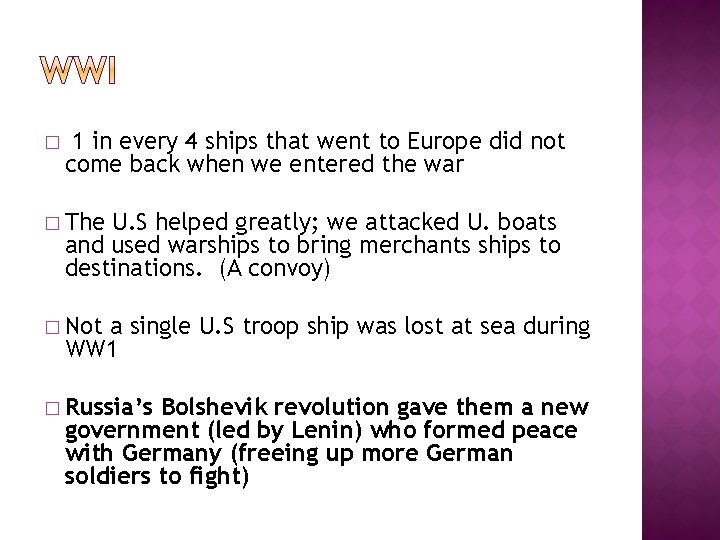 � 1 in every 4 ships that went to Europe did not come back