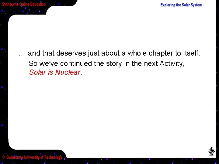 … and that deserves just about a whole chapter to itself. So we’ve continued