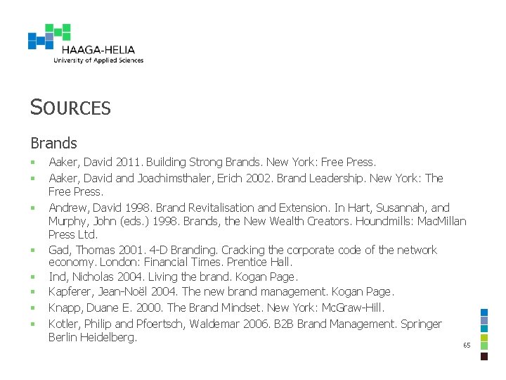 SOURCES Brands § § § § Aaker, David 2011. Building Strong Brands. New York: SOURCES Brands § § § § Aaker, David 2011. Building Strong Brands. New York: