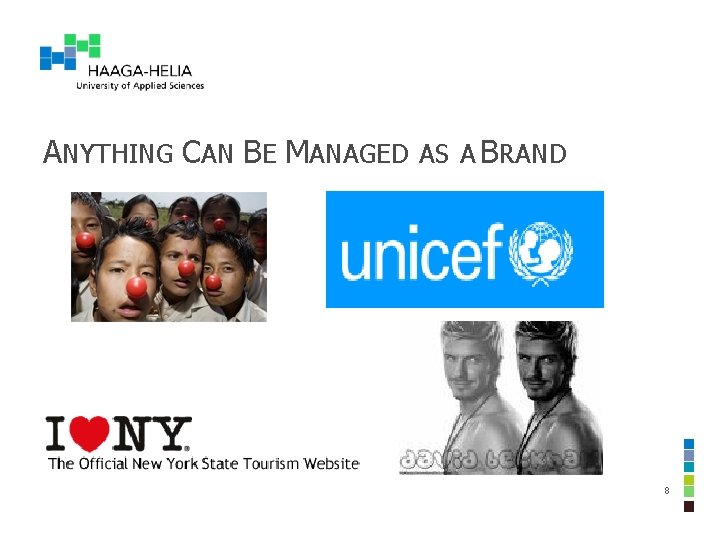 ANYTHING CAN BE MANAGED AS A BRAND 8 ANYTHING CAN BE MANAGED AS A BRAND 8