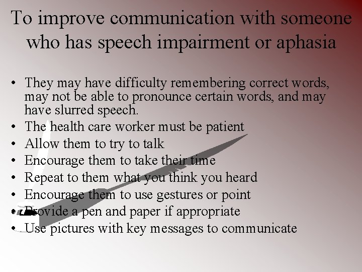 Barriers To Communication Allied Health II Communication Barrier