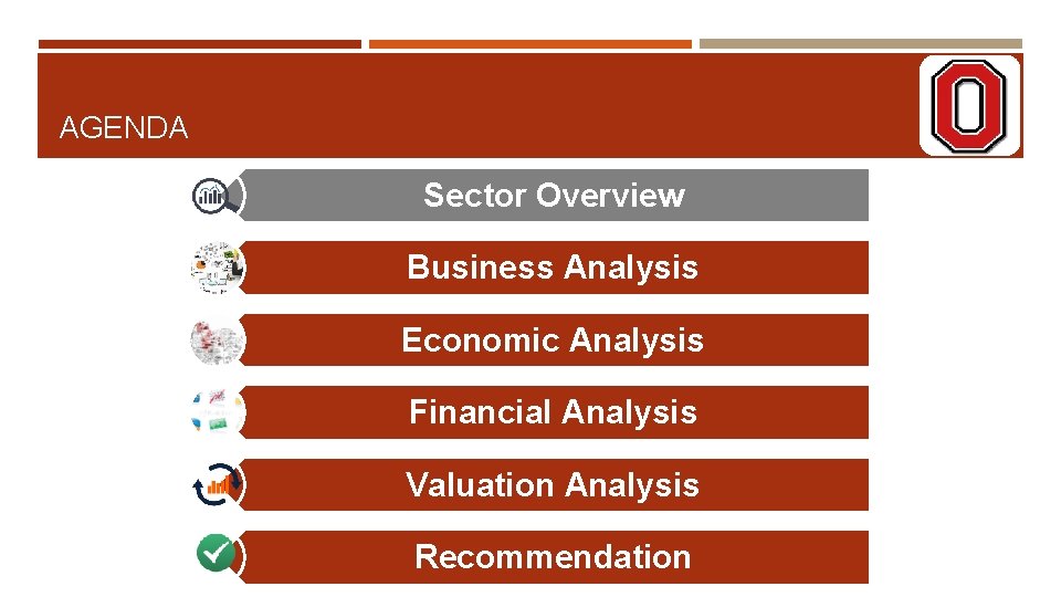 AGENDA Sector Overview Business Analysis Economic Analysis Financial Analysis Valuation Analysis Recommendation 