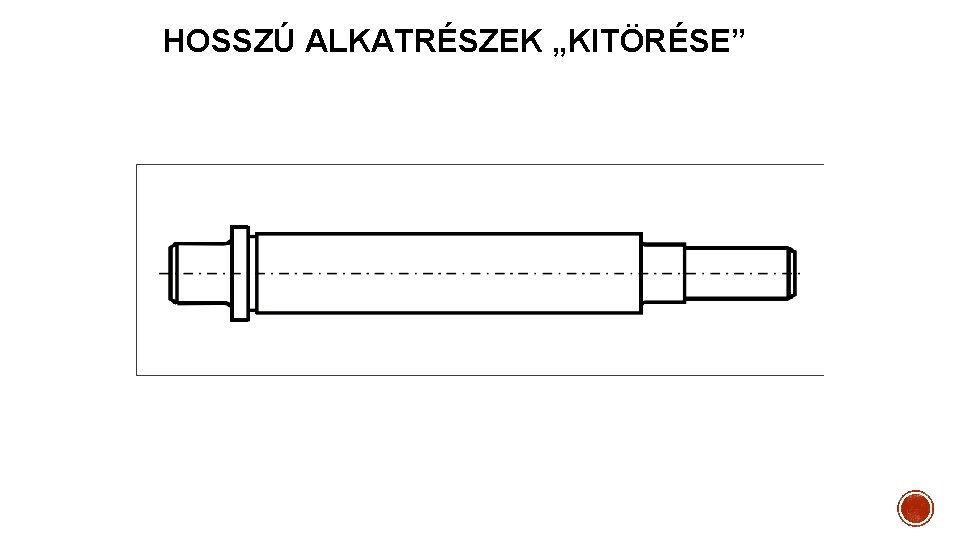 HOSSZÚ ALKATRÉSZEK „KITÖRÉSE” 